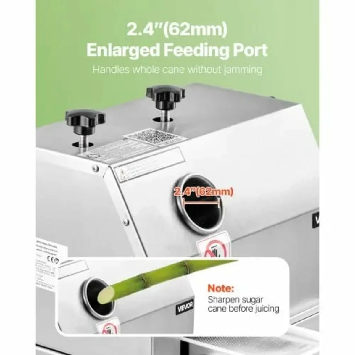 Commercial Sugar Cane Juicer Machine 50 kg/h Outpu - Image 3