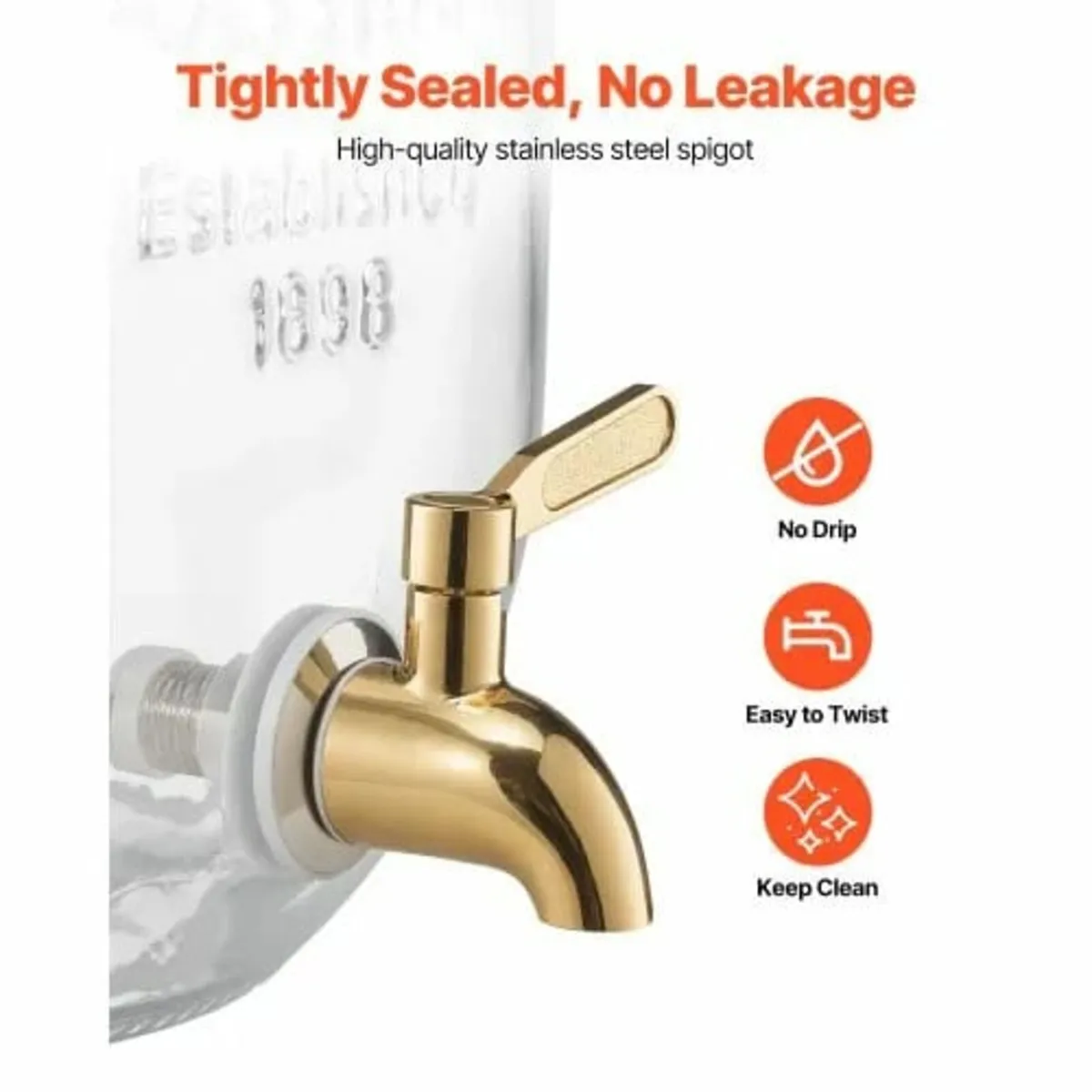 Beverage Dispenser, 3 Pack 8L Drink Dispensers for - Image 2