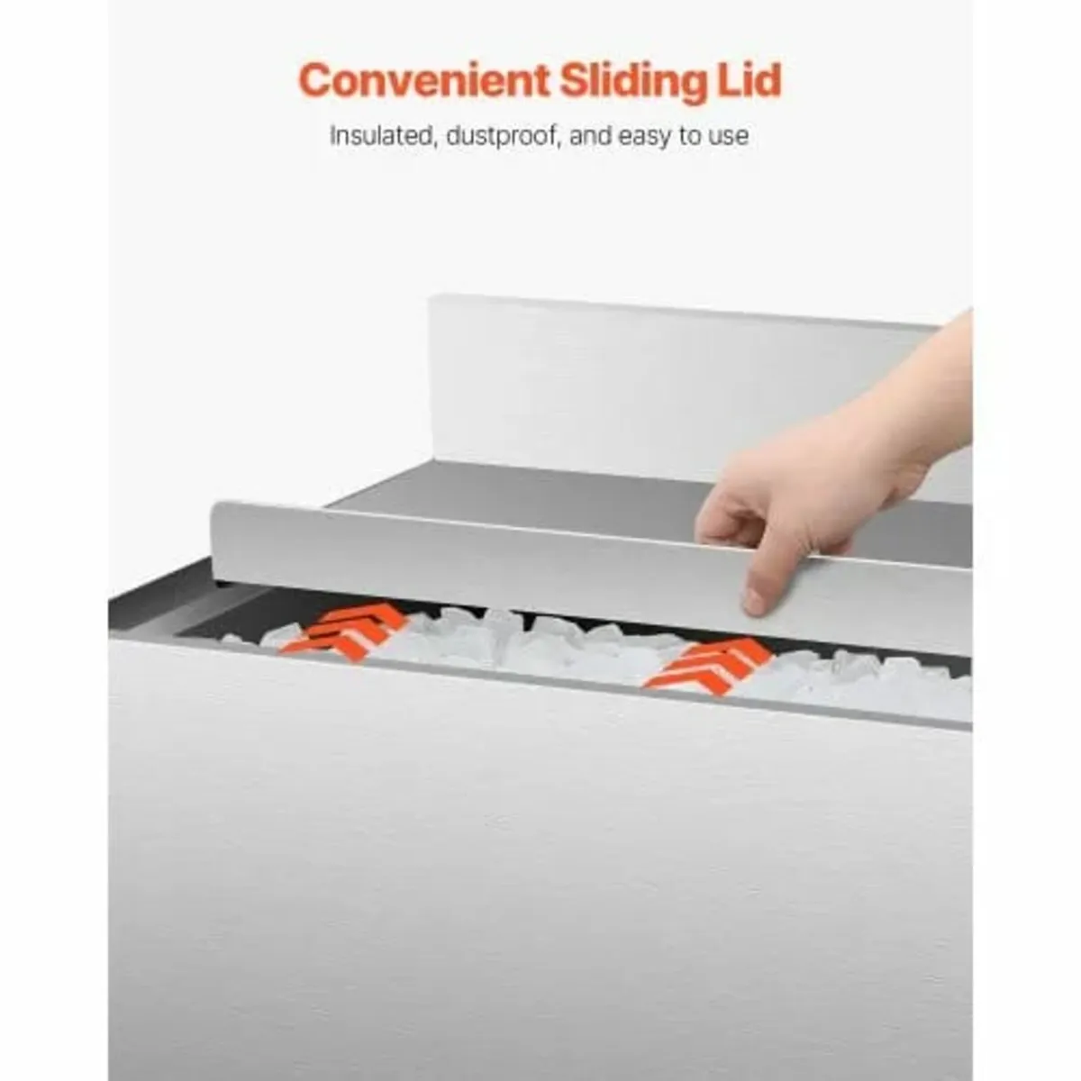 Commercial Ice Bin, 61 L Underbar Ice Bin, 24 x 19 - Image 4