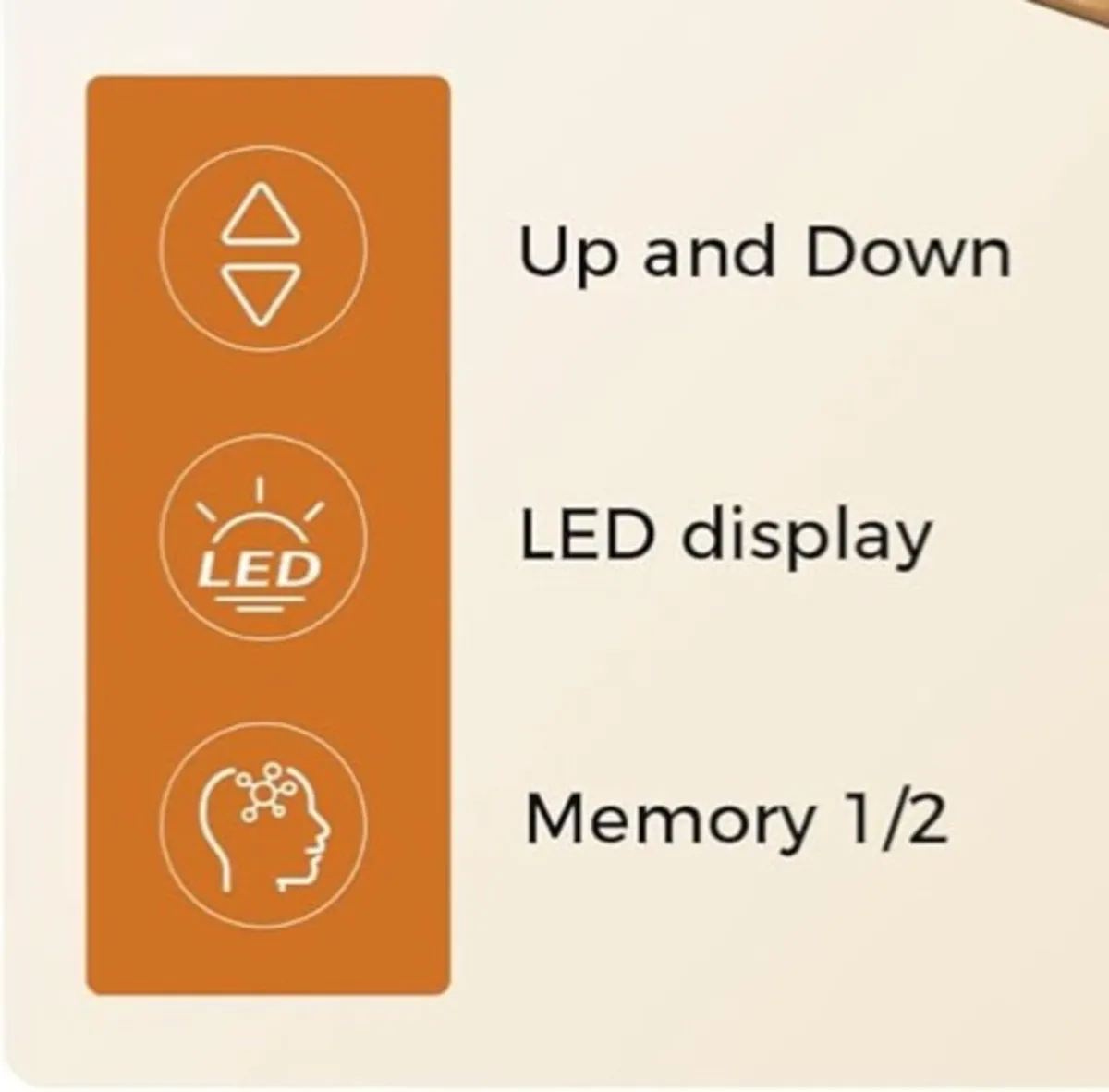 L-Shaped Electric Standing Desk, 140cm Height Adju - Image 3