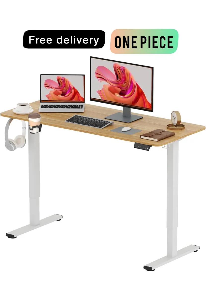 Electric Standing Desk ONE PIECE 110 x 54 Height A - Image 1