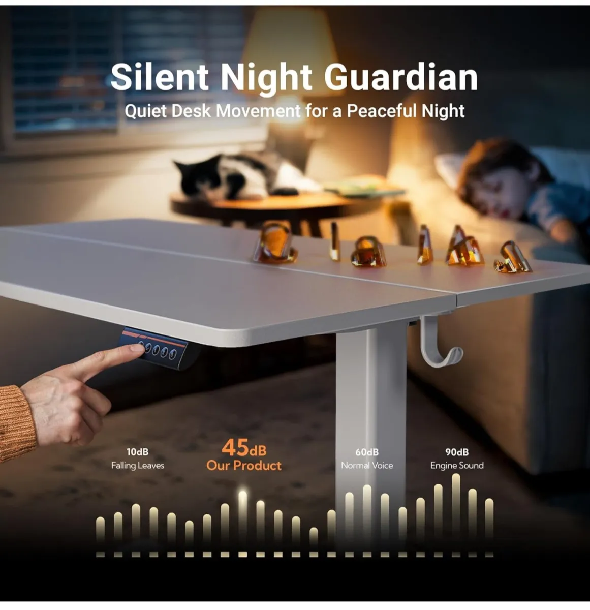 Electric Standing Desk, Adjustable Height Stand up - Image 4