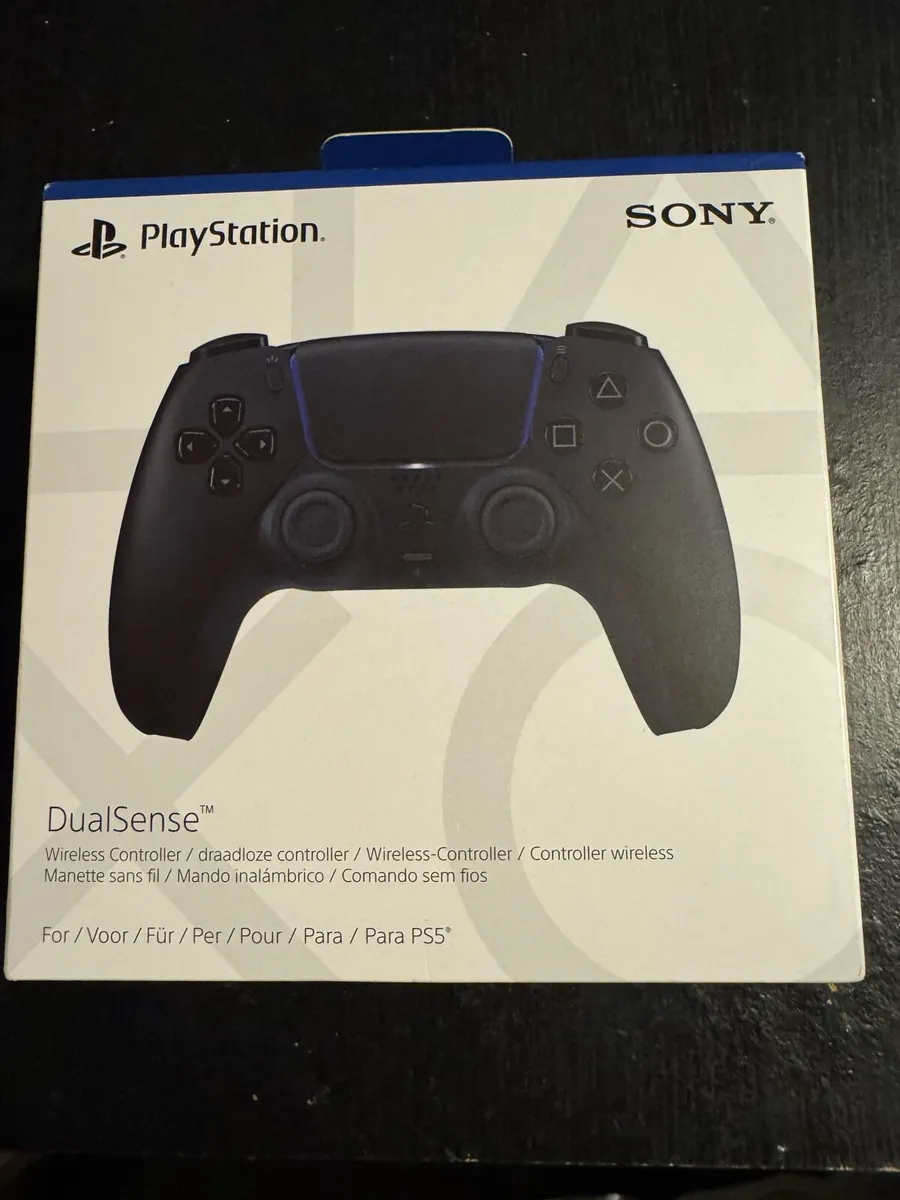 Unboxed Playstation 5 Midnight Black Controller - Image 1