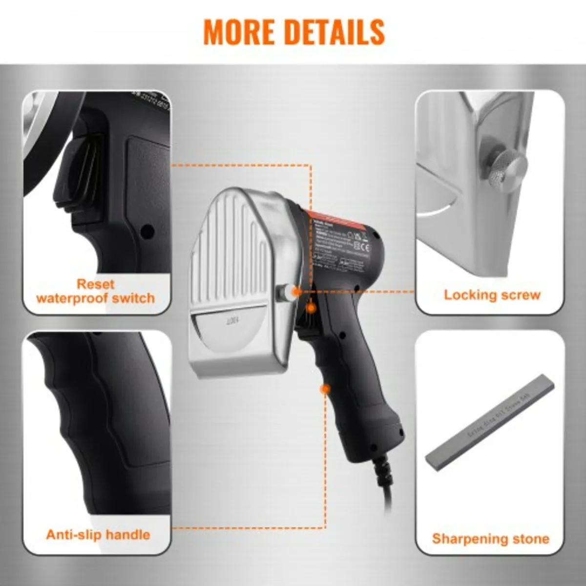 Electric Shawarma Knife, 80W Professional Turkish - Image 4