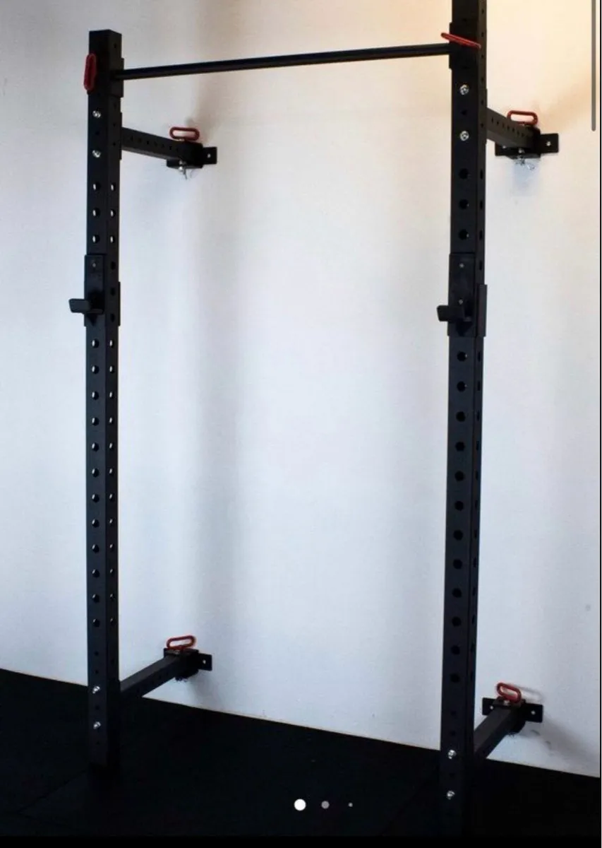 Wall mounted foldable squat rack (new) - Image 1