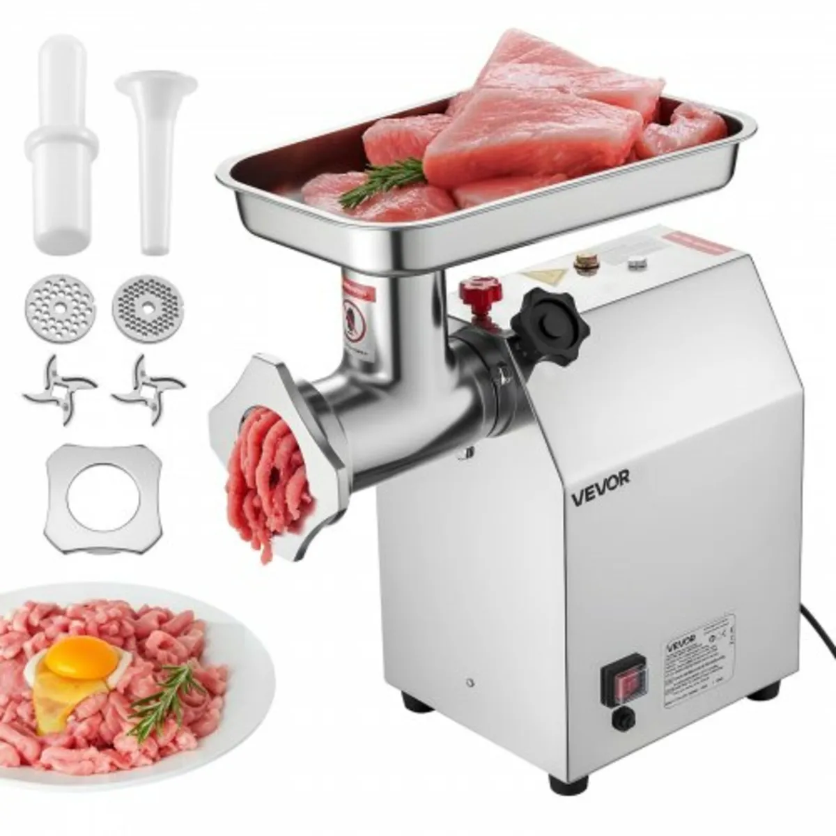 Commercial Electric Meat Grinder, 4.17 kg/min Capa - Image 1