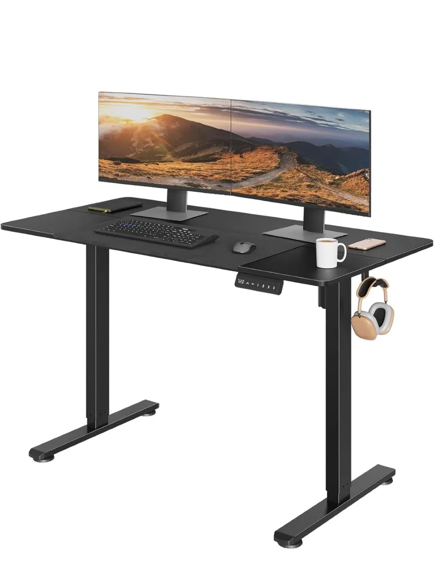 Electric Standing Desk, Height Adjustable Desk wit - Image 2