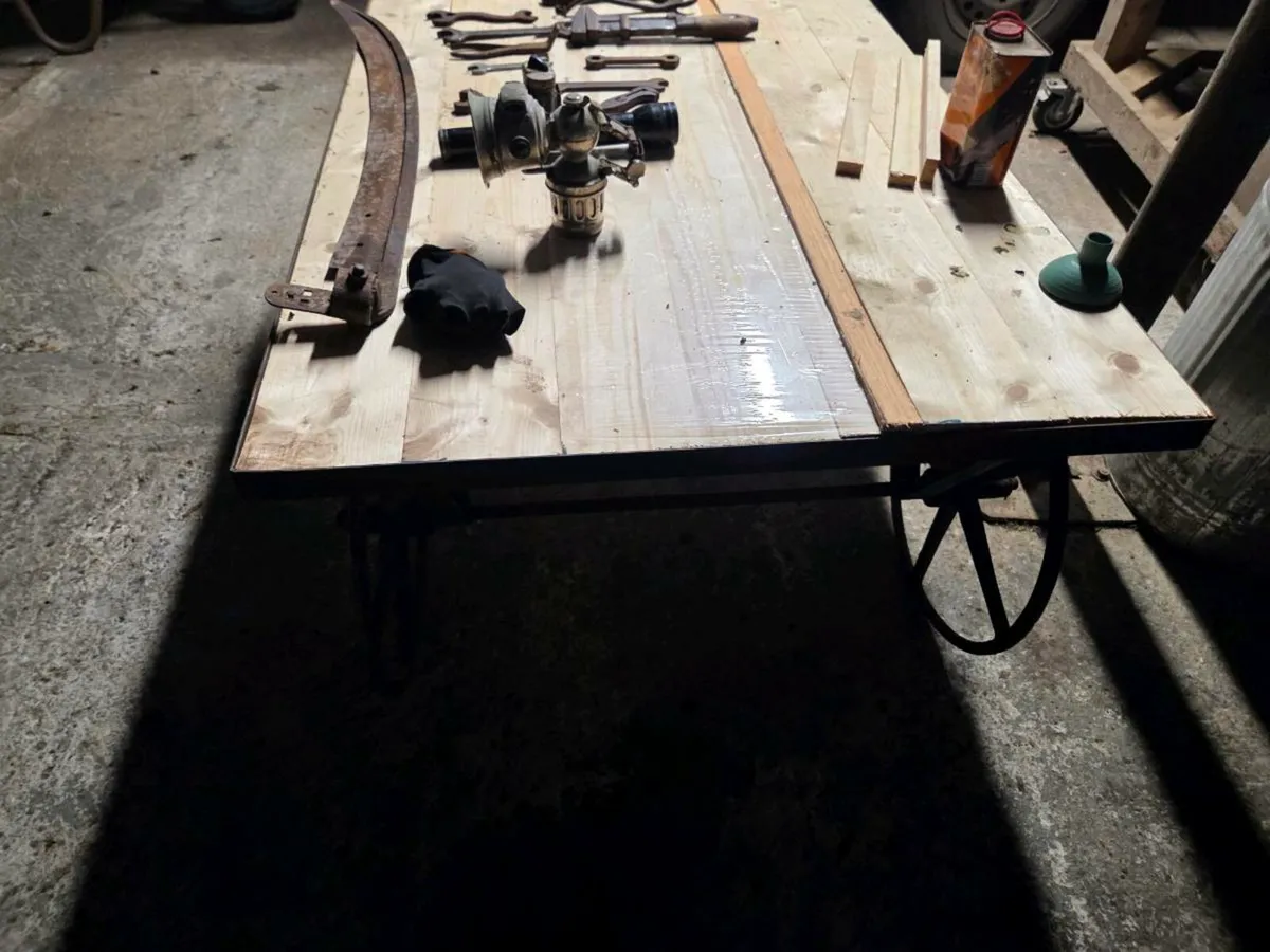 Vintage  garden  trolly - Image 2