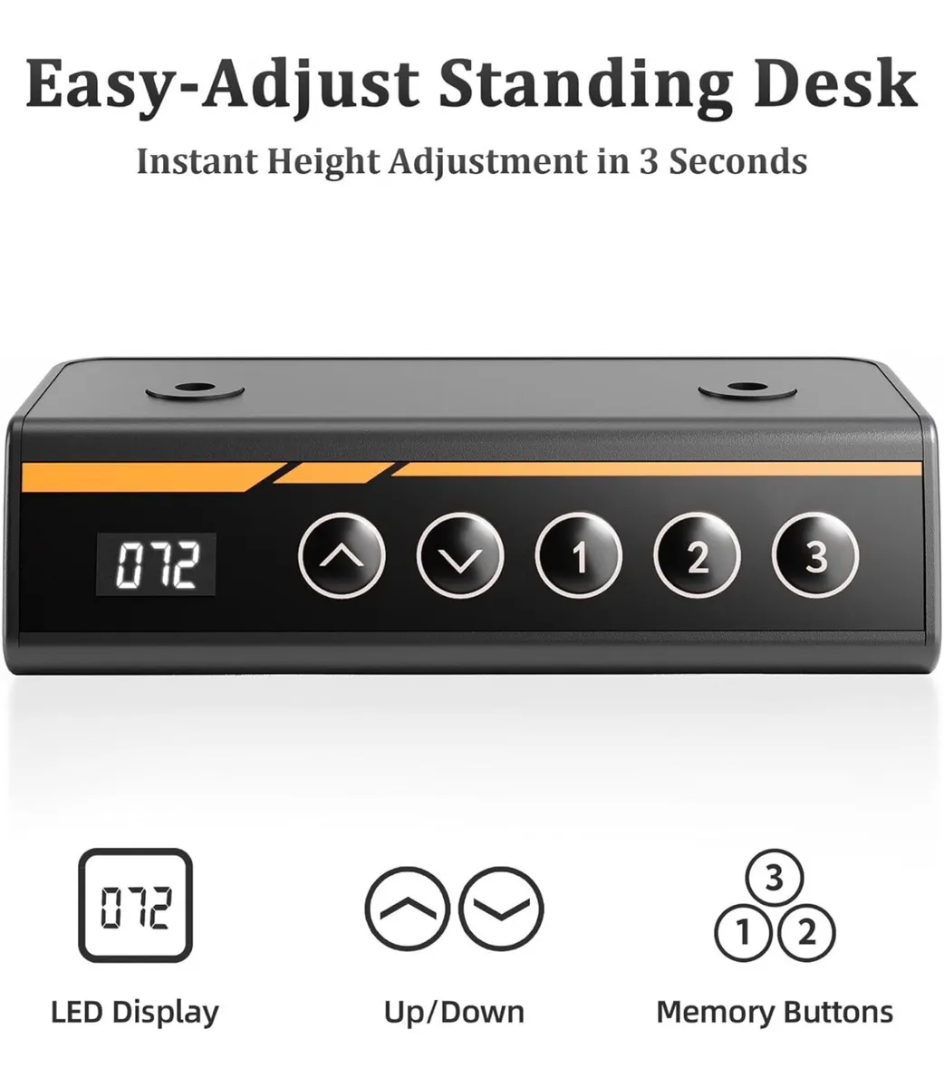 Electric Standing Desk, Adjustable Height Stand up - Image 4