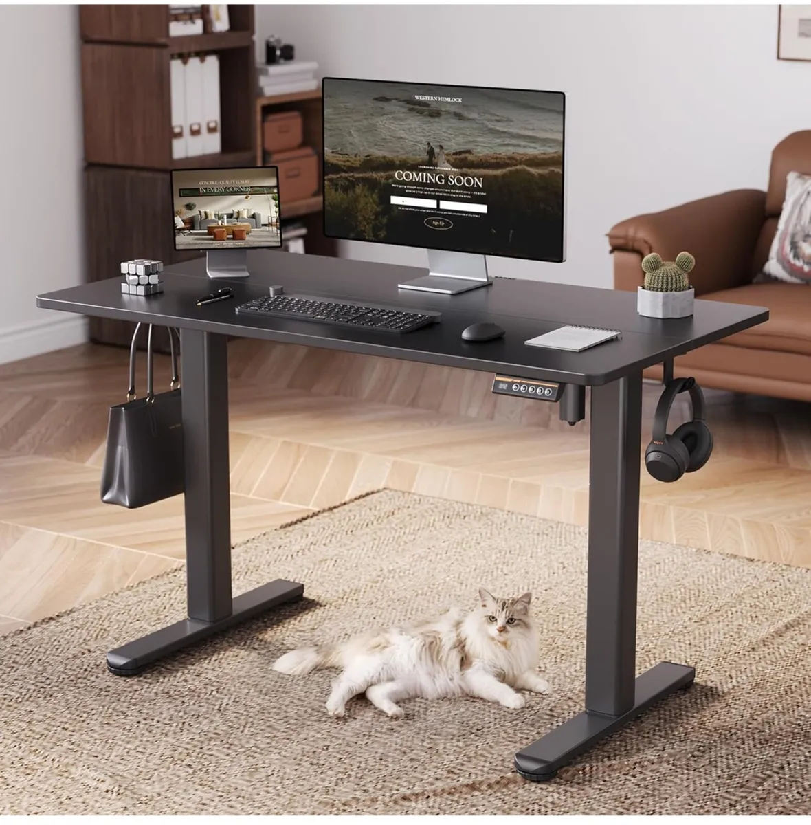 Electric Standing Desk, Adjustable Height Stand up - Image 1