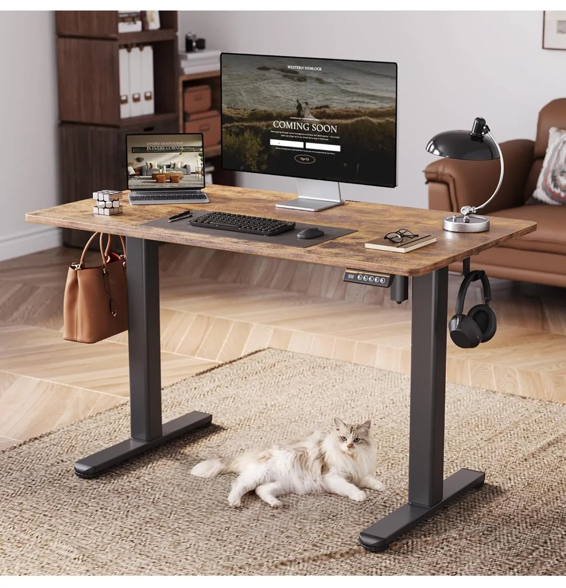 Electric Standing Desk, Adjustable Height Stand up - Image 1