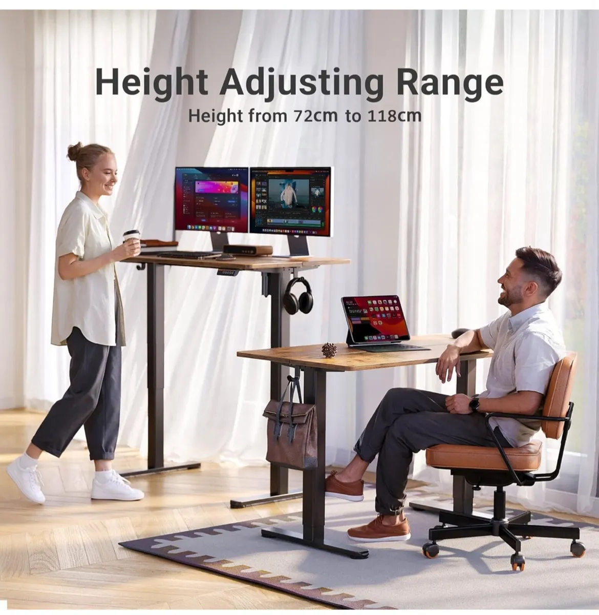 Electric Standing Desk, Adjustable Height Stand up - Image 4