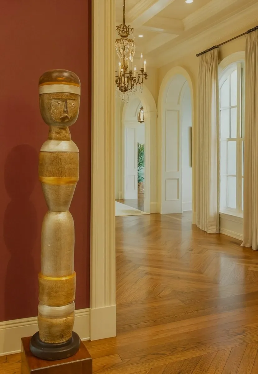 antique vintage WOOD SCULPTURE LUXURY  cottage pub - Image 1