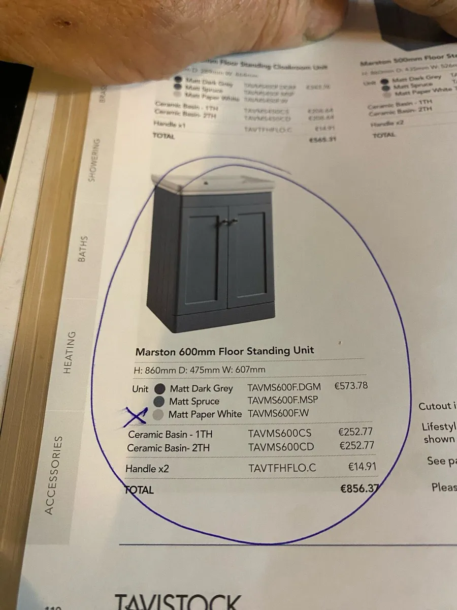 Sink unit and towel radiator - Image 1
