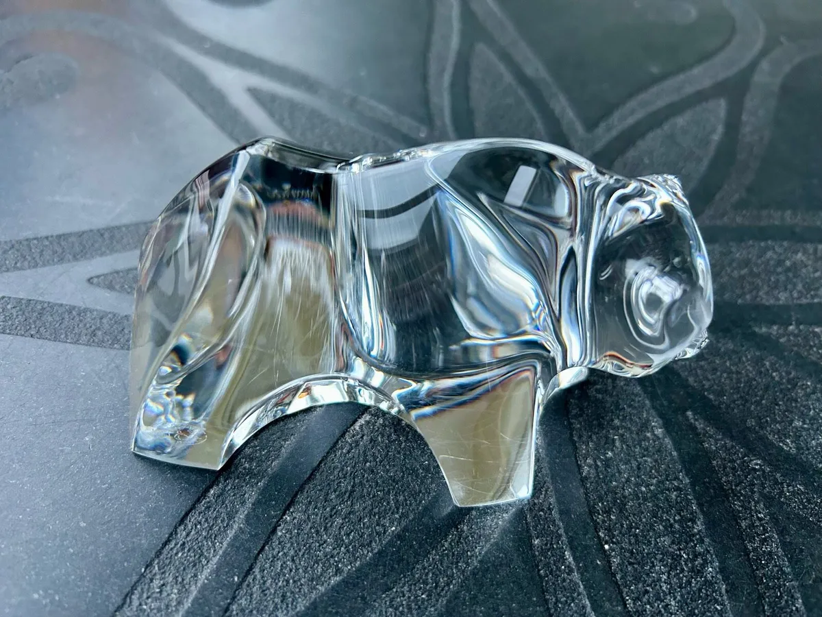 Baccarat Crystal Bear - Image 1