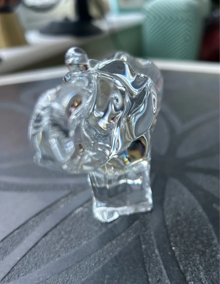 Baccarat crystal elephant - Image 3