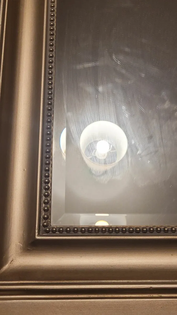 Ornate gold mirror - Image 3