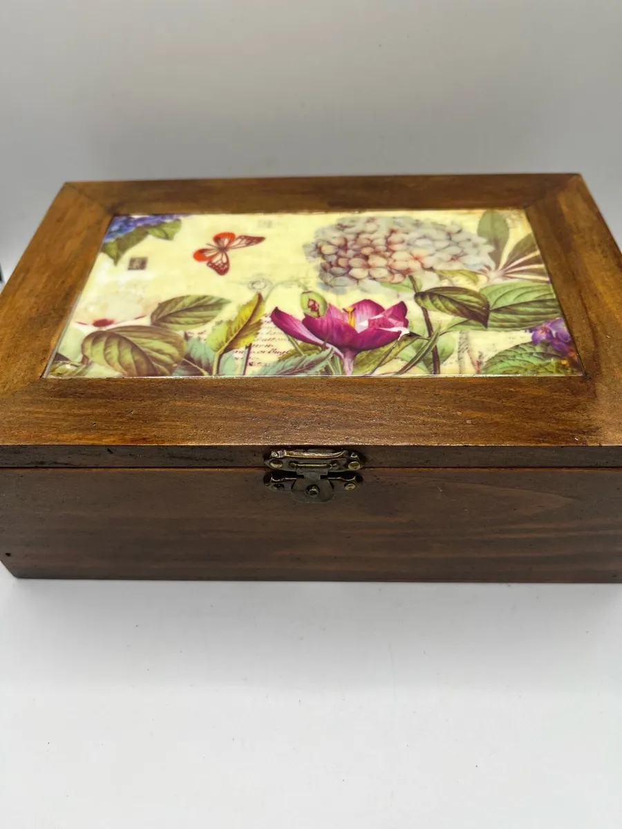 Collection of 5 vintage trinket boxes - Image 4