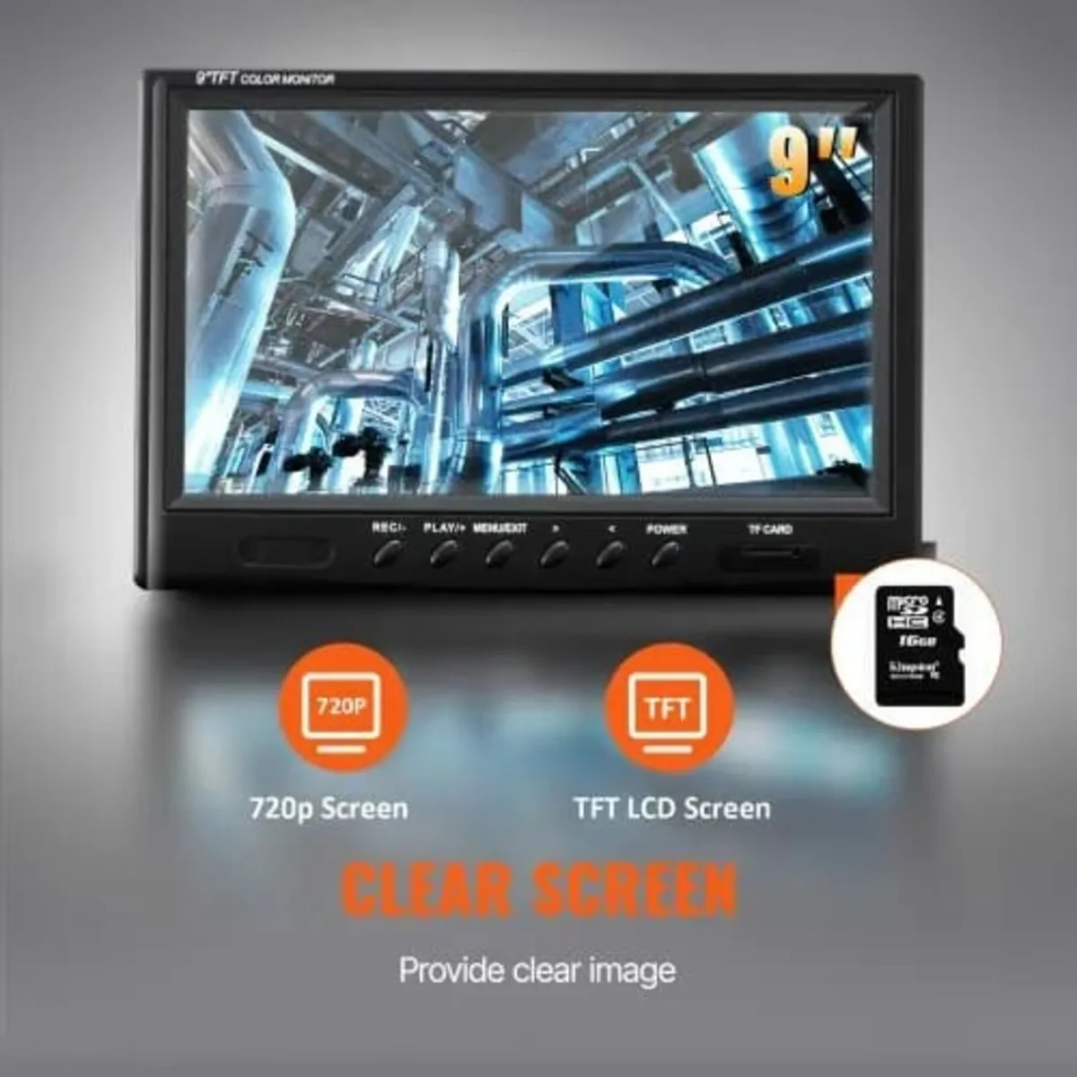 Sewer Camera Pipe Inspection Camera 22.9cm 720p Sc - Image 3