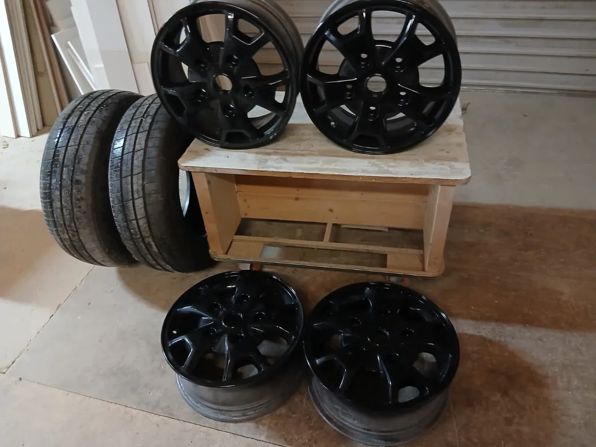 Ford transit factory alloy rims - Image 1