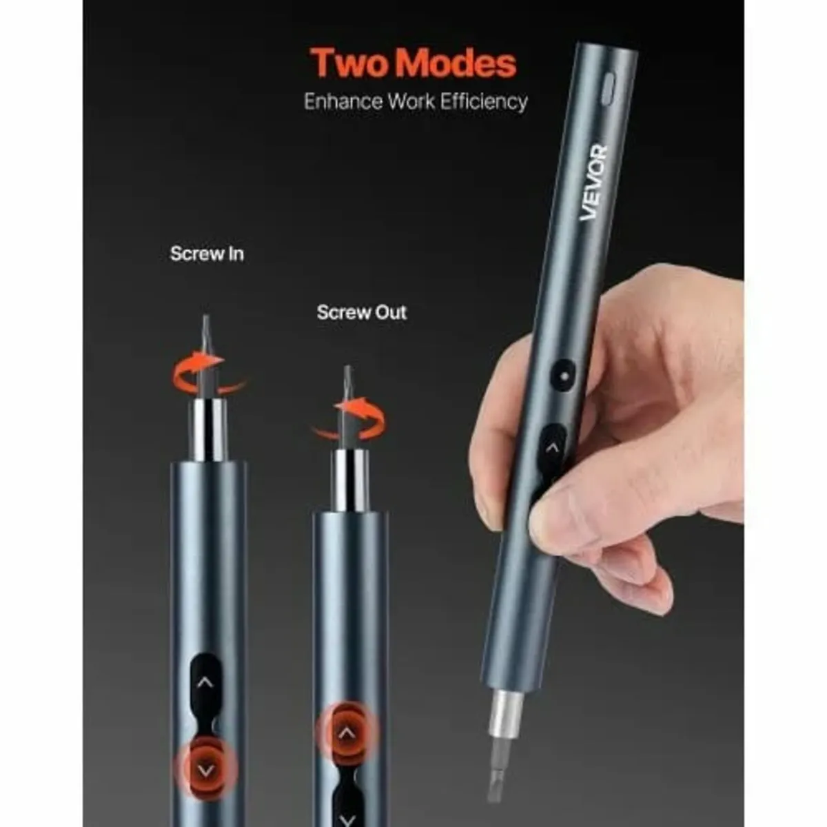 Electric Precision Screwdriver Set, 48 Magnetic Bi - Image 3