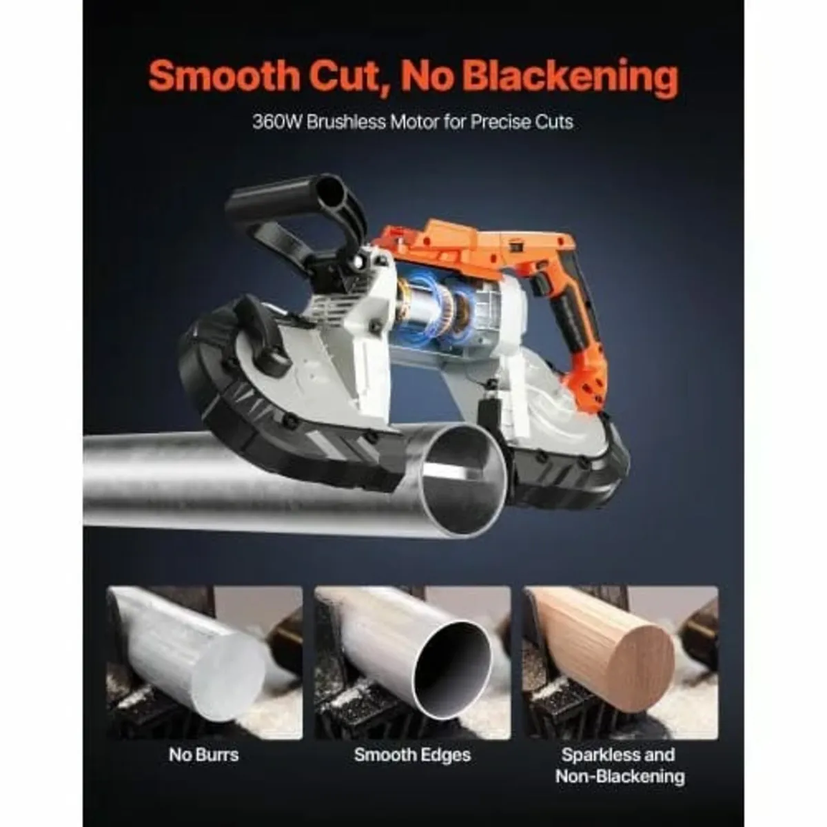 Portable Band Saw, 127 mm x 115 mm Cutting Depth, - Image 4