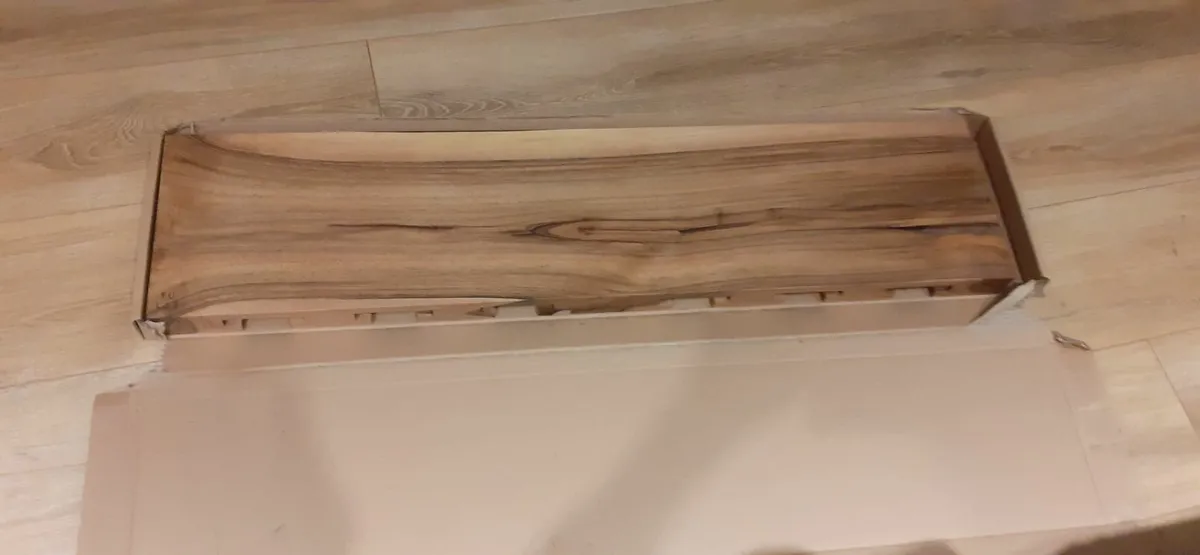 Wine glass rack/floating shelf - Image 4