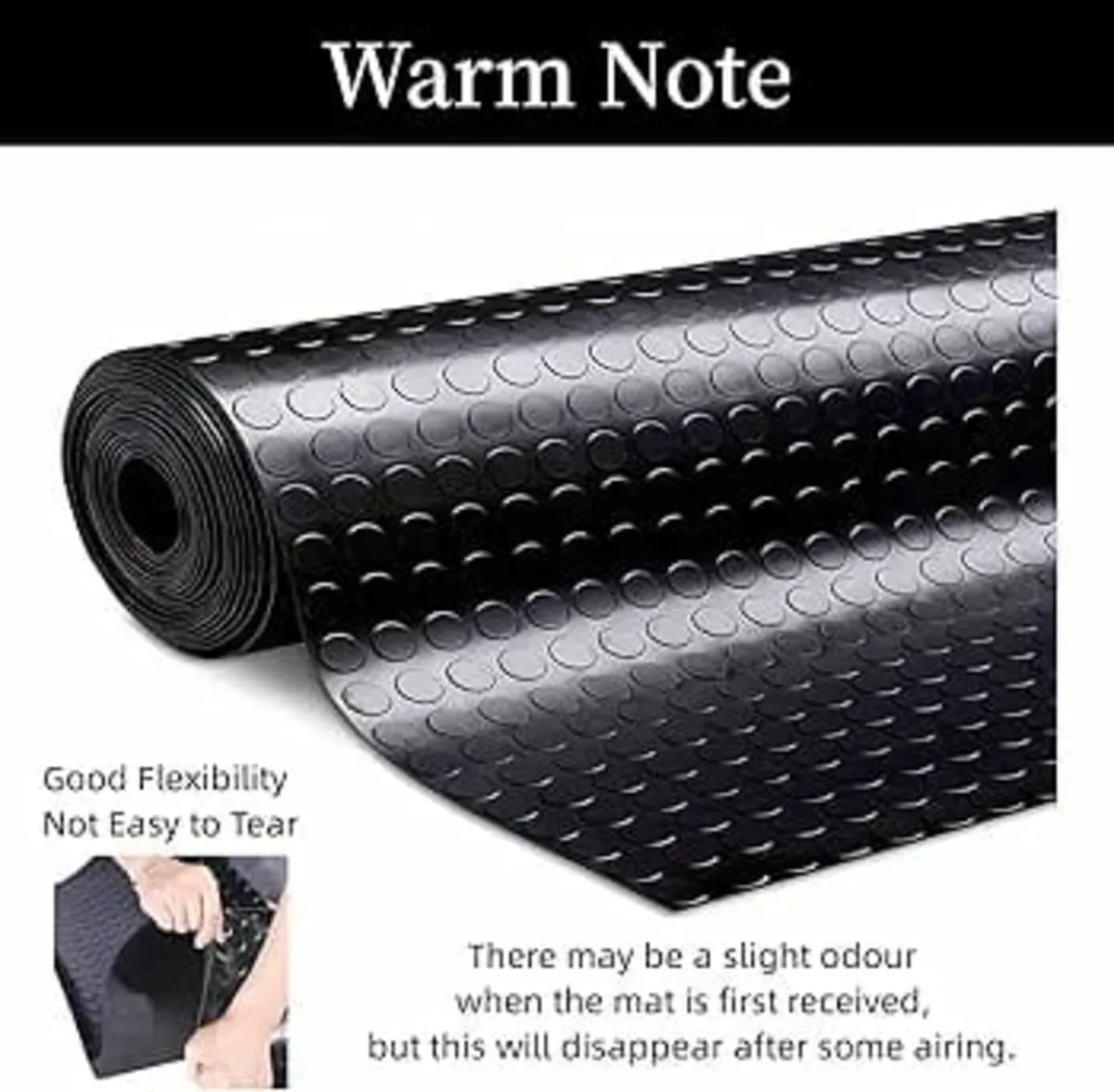 Garage Floor Matting, 1 X 5m Rubber Matting for Ga - Image 3