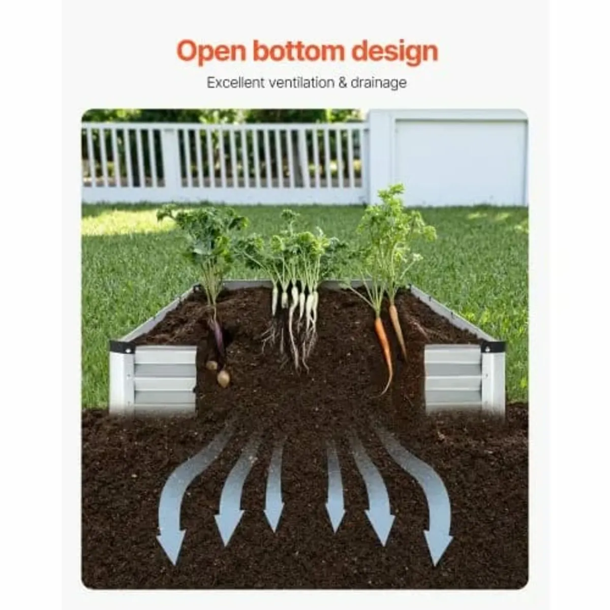 Metal Raised Garden Bed, 12 x 4 x 1 ft Outdoor Gal - Image 4