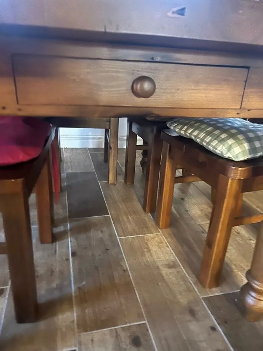 Dining Table & 6 Chairs - Image 4