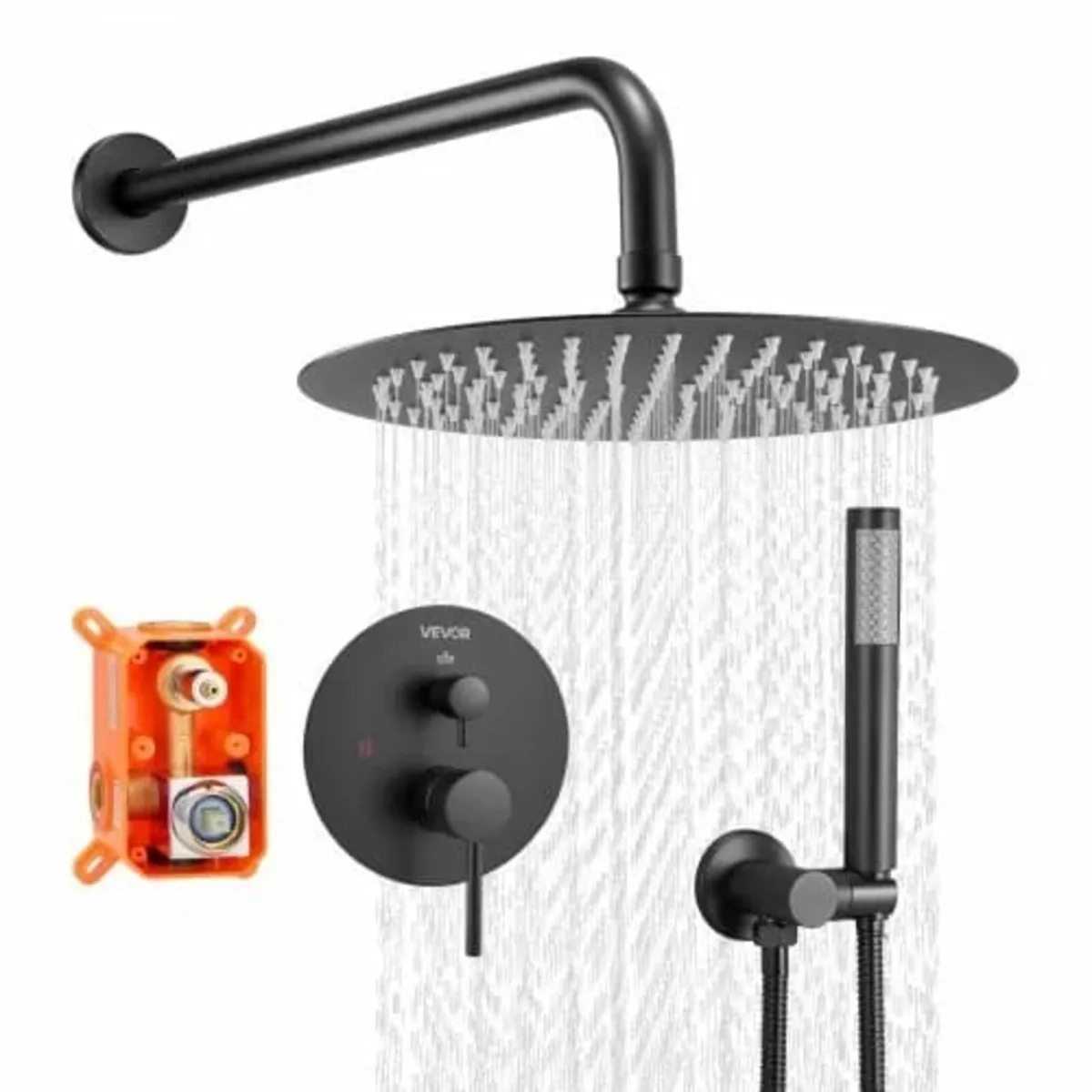 Shower Faucet Set, Rainfall Bathroom Shower System - Image 1