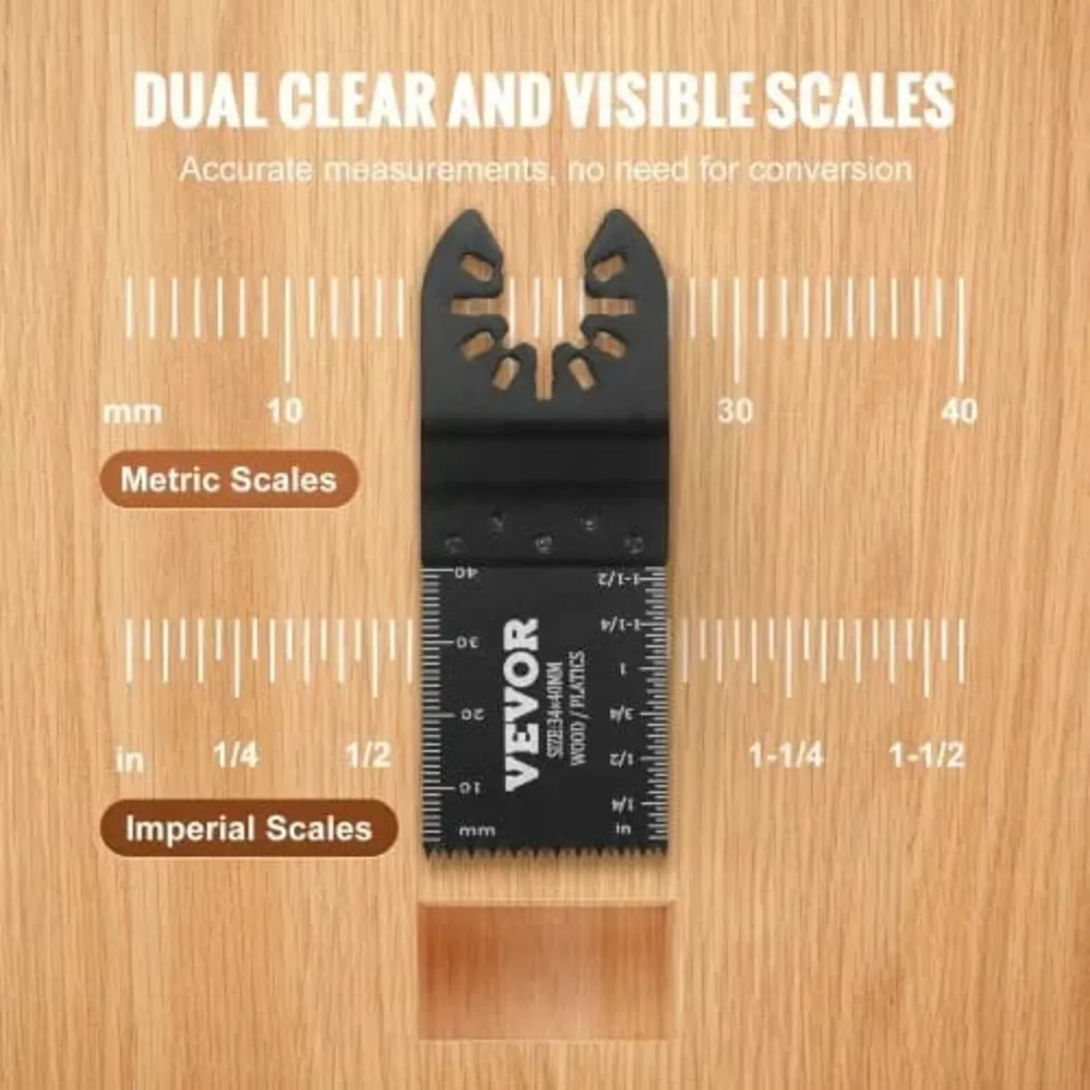 50PCS Oscillating Saw Blades, Universal Quick Rele - Image 3