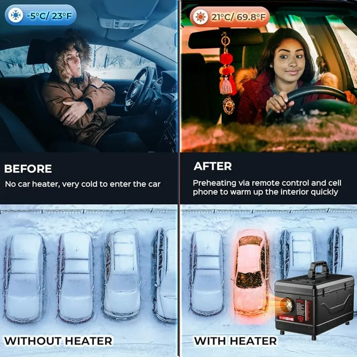 8KW toolbox ALL IN ONE Diesel Air Heater AC 220V D - Image 4