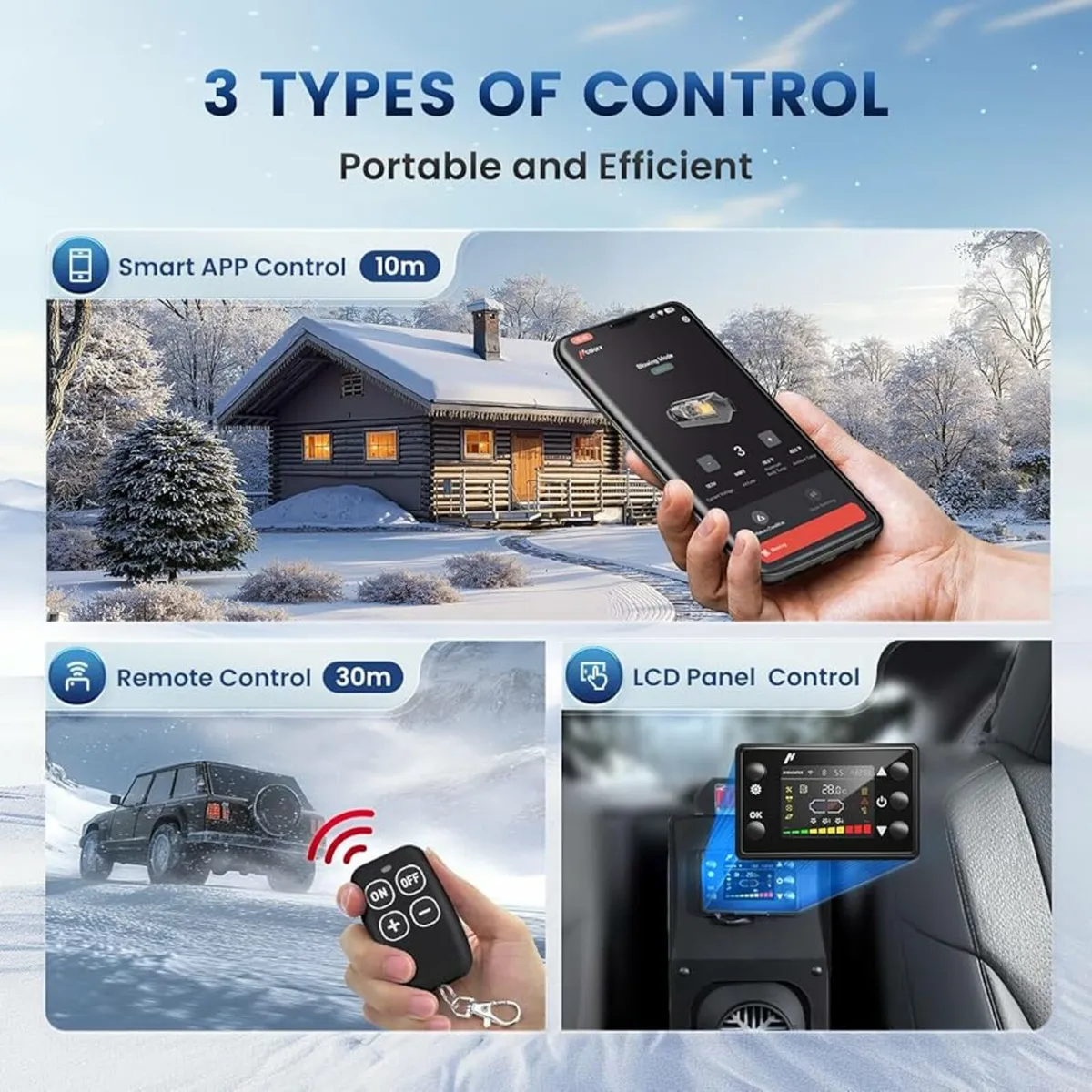 8KW Diesel Heater, HBS1S Portable Diesel Air Heate - Image 4