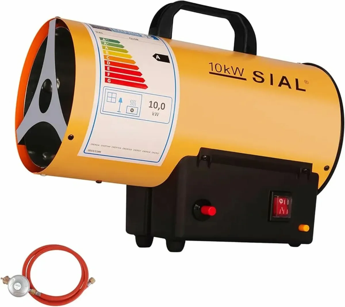 34,200Btu/hr Industrial Gas Fan Heater Portable Wo - Image 1