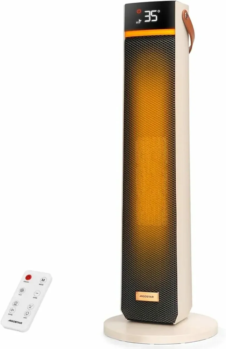 2000W Fan Heater, Low Energy Electric Space Heater - Image 1