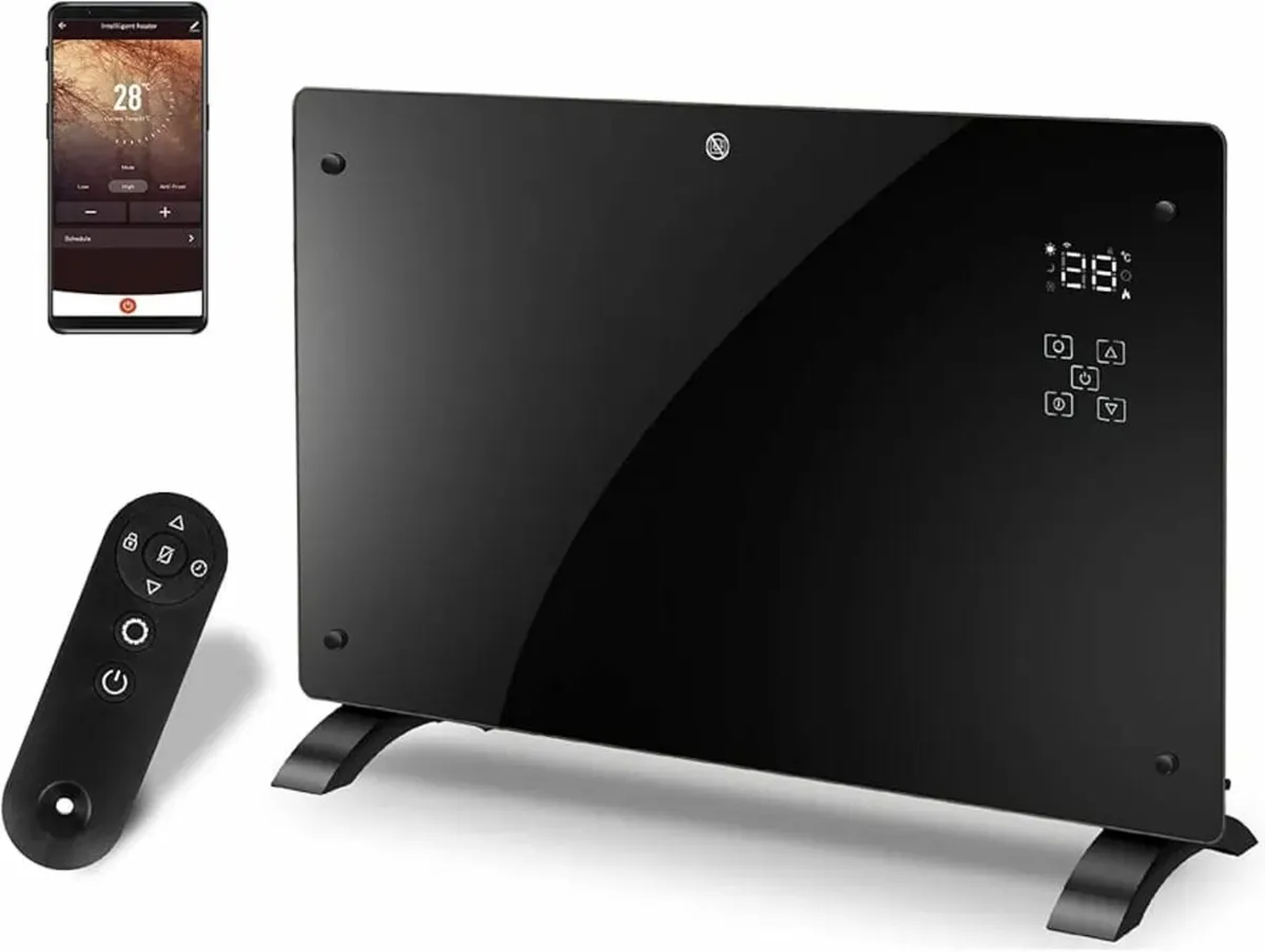 Electric Heater, 2000W Wifi Heater with 3 Heat Set - Image 1