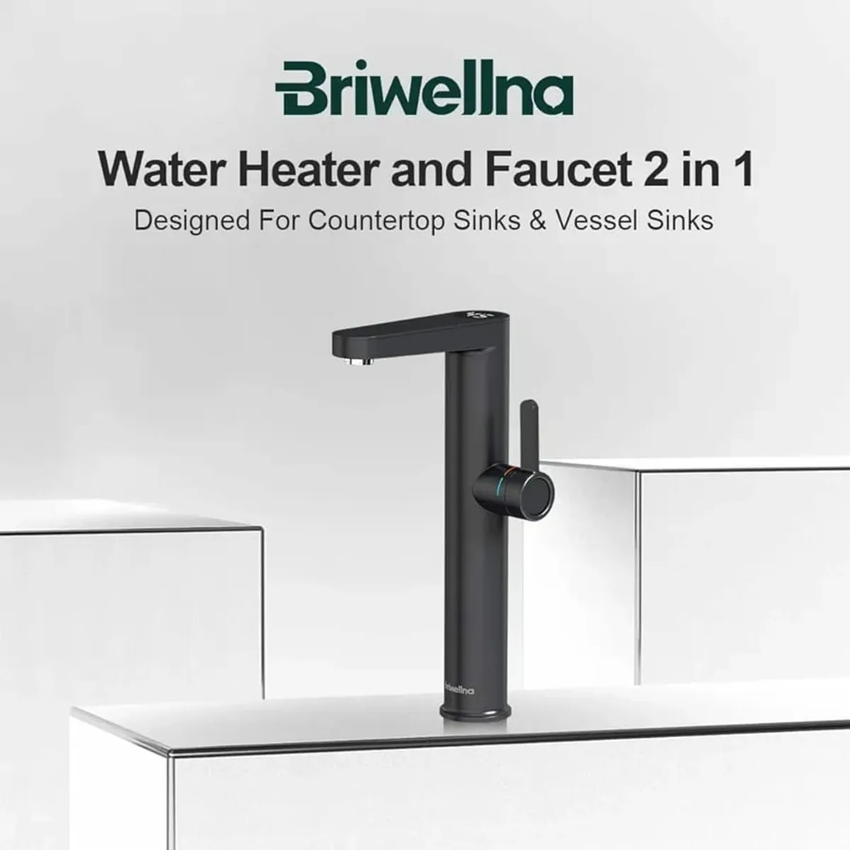 Hot Water Tap for Countertop Sinks, 220V Electric - Image 2