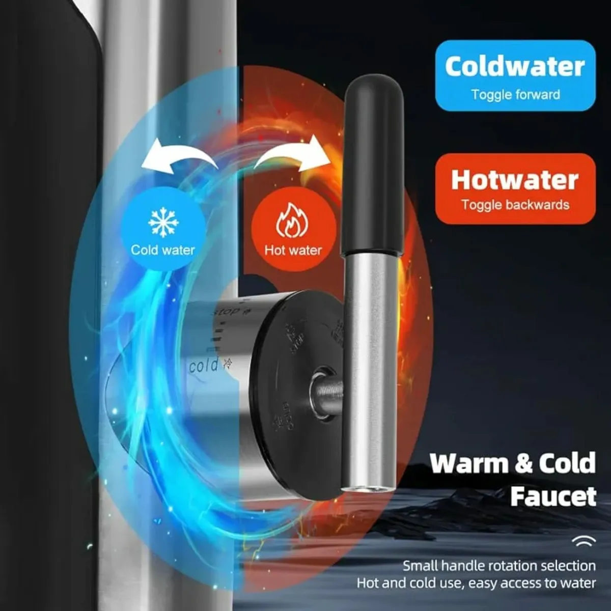 Instant Hot Water Tap, Electric Tap UK Plug, 220V - Image 2