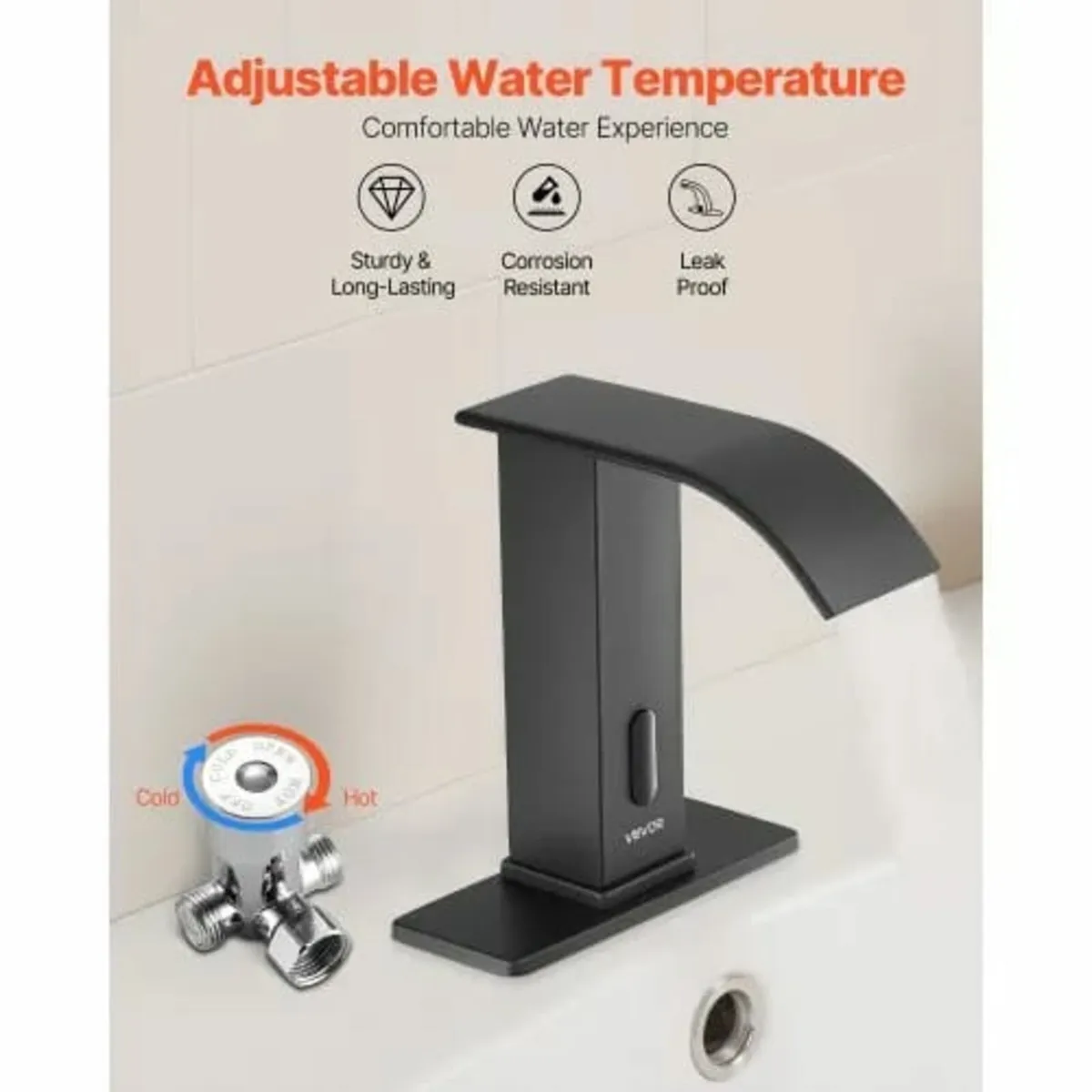 Bathroom Sink Faucet, Automatic Motion Sensor Wate - Image 2