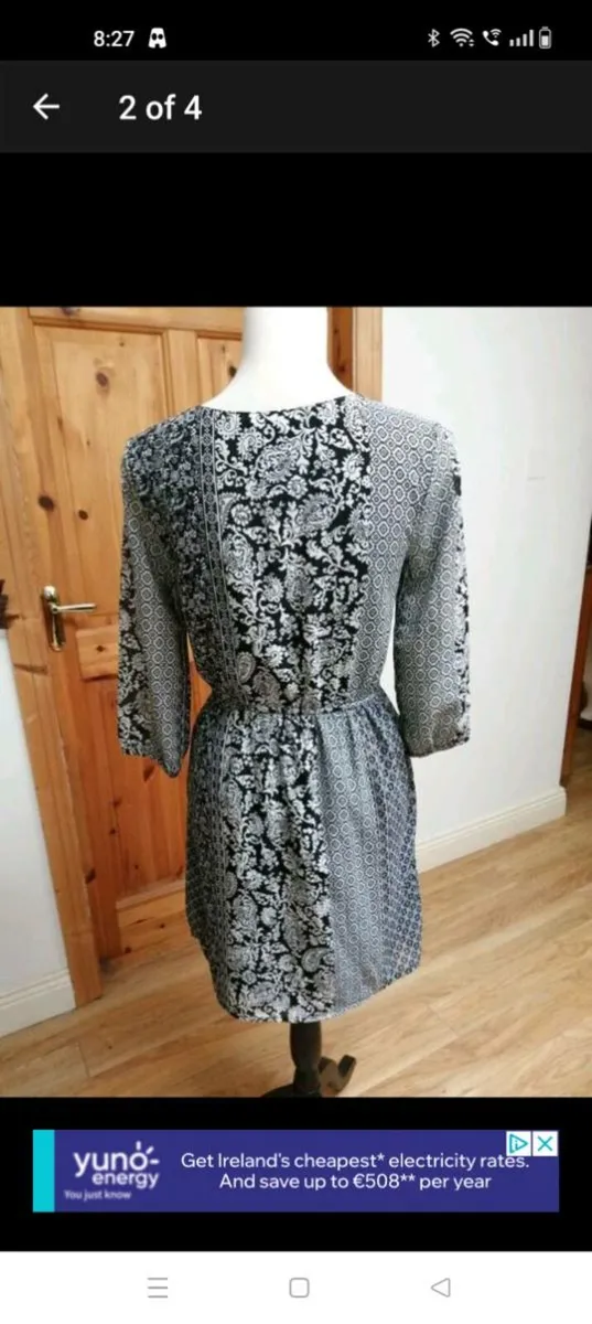 Penny's beautiful dress size 8 with elasticated wa - Image 2