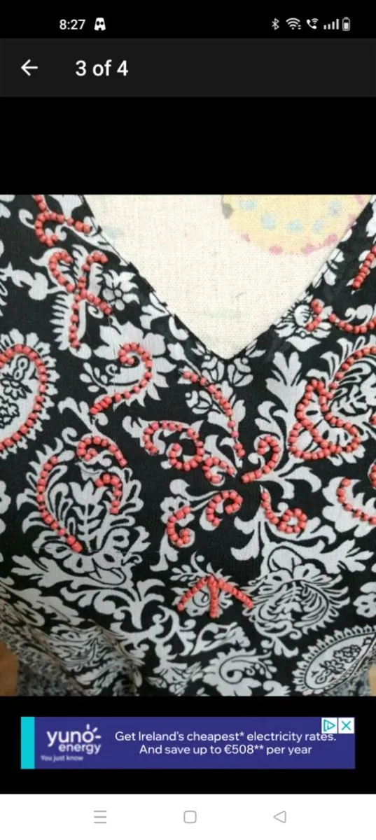 Penny's beautiful dress size 8 with elasticated wa - Image 3