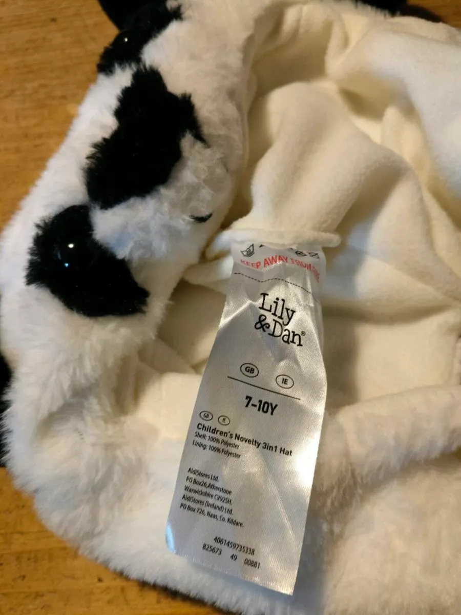 Girls plush animal-themed hats with moving ears, f - Image 3