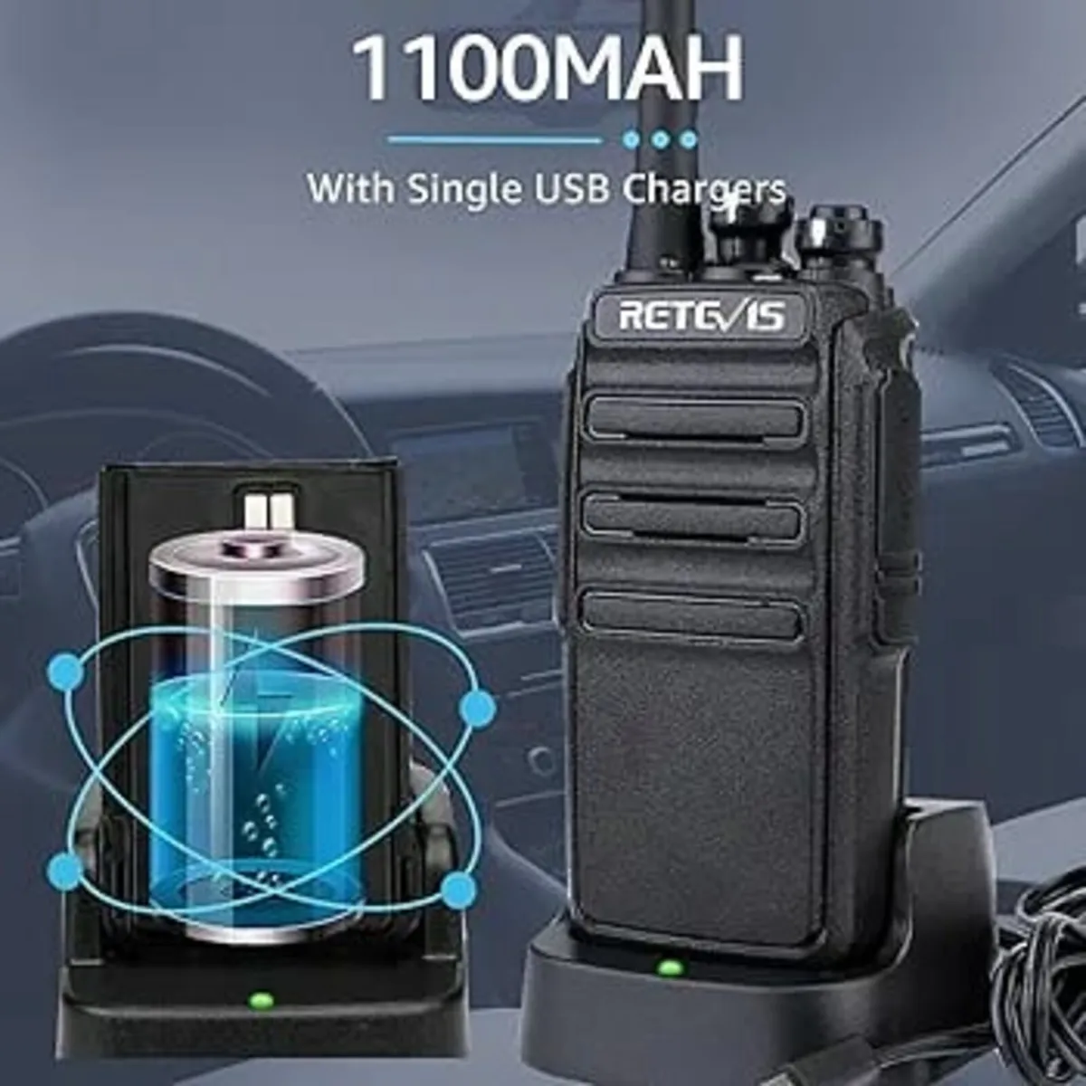 RT24 Walkie Talkie PMR446 License-free Professiona - Image 2