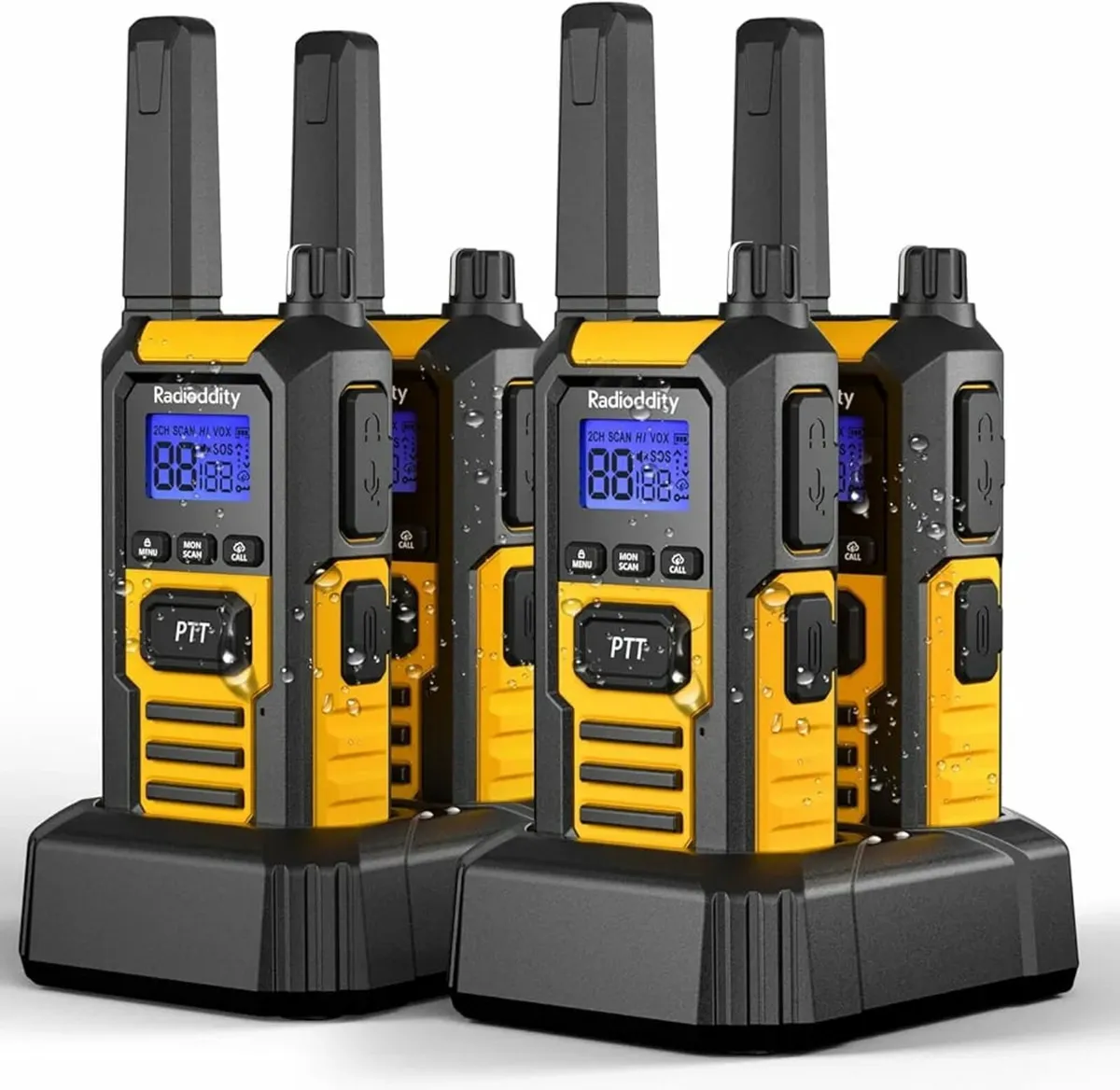 HD-1 IP67 Walkie Talkies for Adults, Waterproof & - Image 1