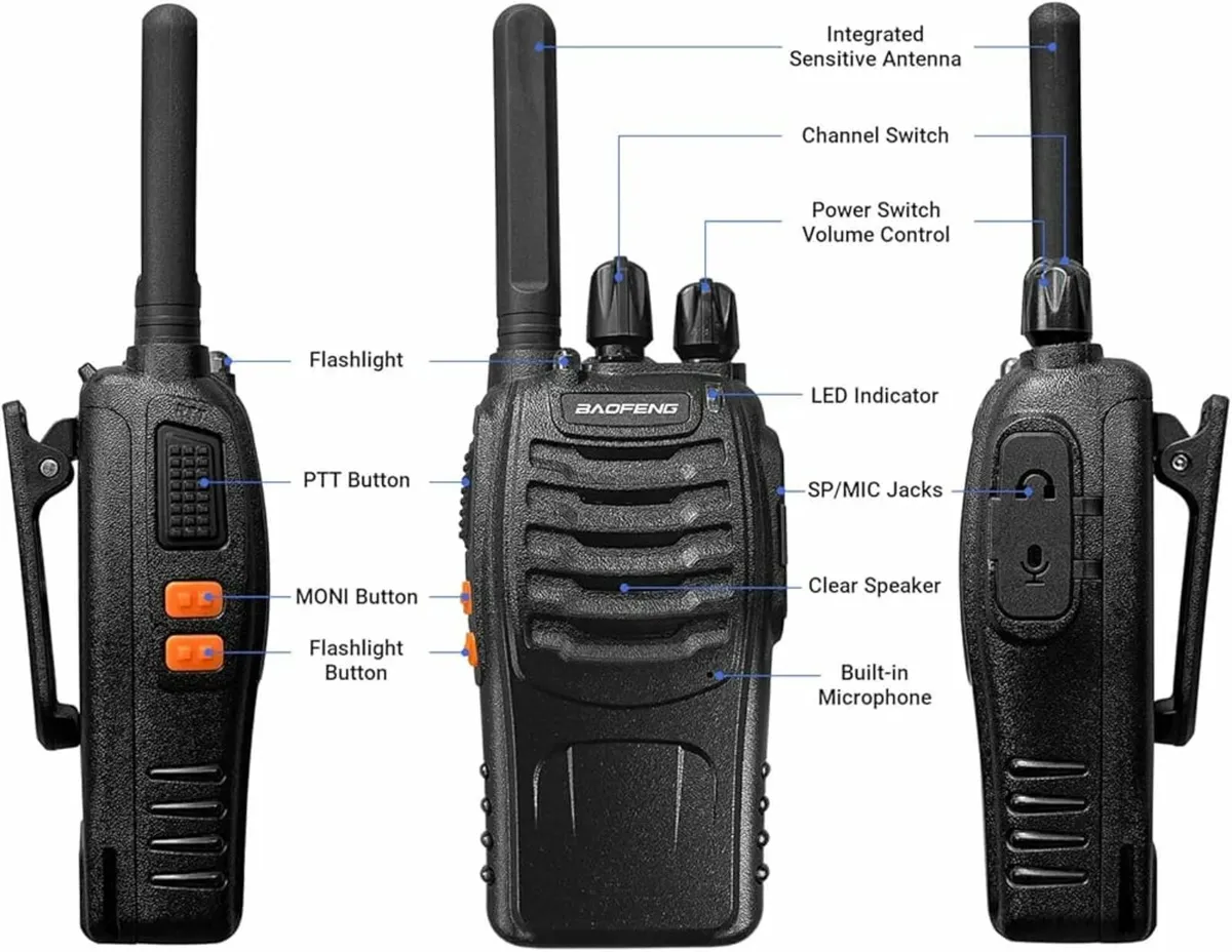 Walkie Talkies Professional 2 Way Radio Long Range - Image 3