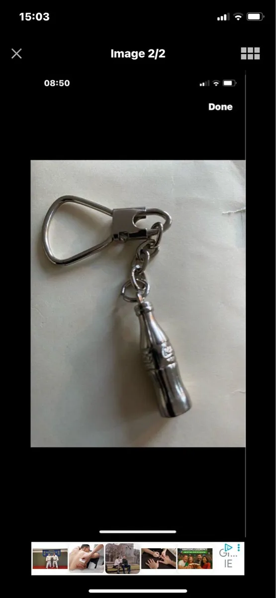 Rare Coca Cola Key Ring - Image 2