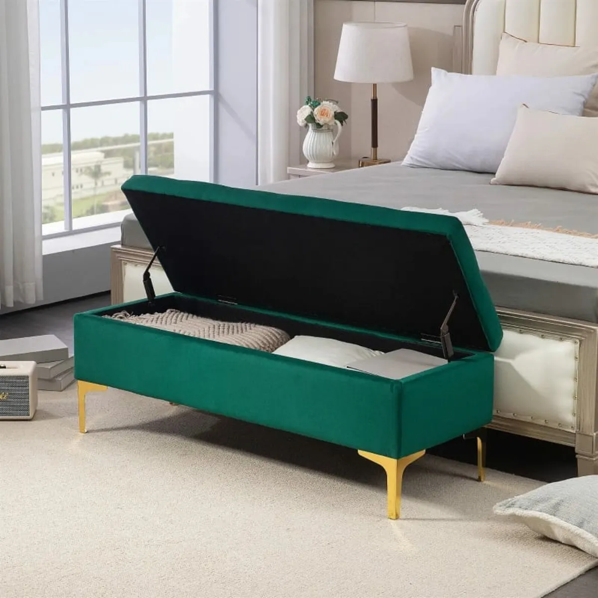 Storage bench, load capacity up to 120 kg, 120 x 4 - Image 3