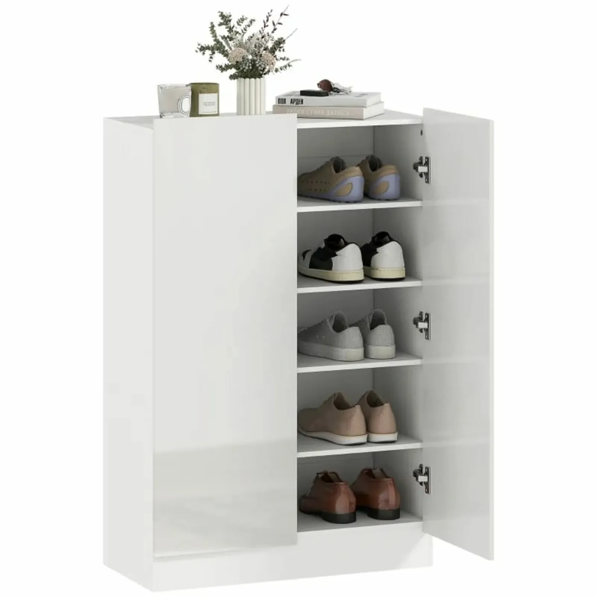5-tier Shoe Cabinet for 20 Pairs of Shoes, Adjusta - Image 1