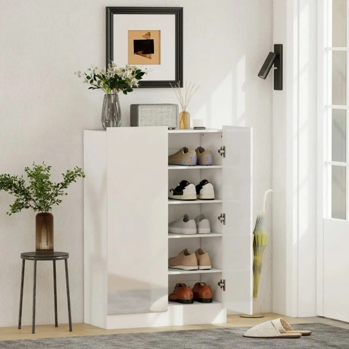 5-tier Shoe Cabinet for 20 Pairs of Shoes, Adjusta - Image 3